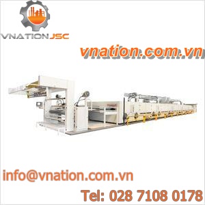 air blast dryer / for the textile industry / horizontal