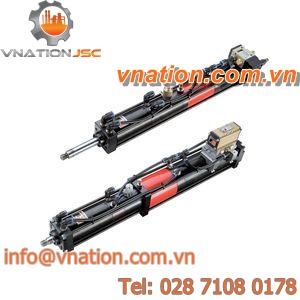 hydraulic cylinder / pneumatic / spring-return / high-pressure