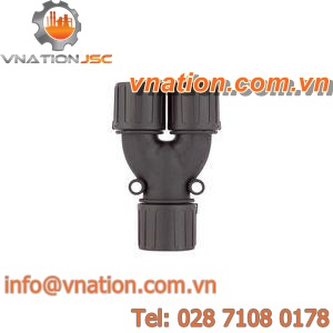 conduit fitting for cable protection / threaded / Y / polyamide