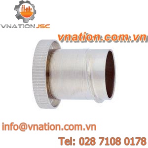 threaded insert / nickel-plated brass / round