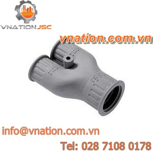 conduit fitting / push-fit / Y / plastic