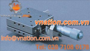 linear positioning stage / manual / 2-axis