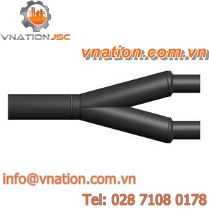 push-in fitting / Y / plastic / for pipes