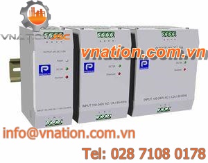 AC/DC power supply / adjustable / with power factor correction (PFC) / DIN rail