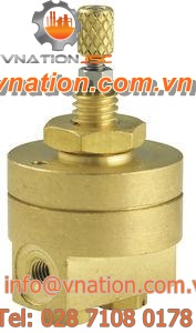 air pressure regulator / membrane / single-stage / miniature