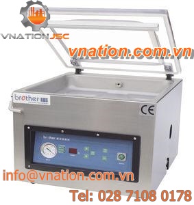 vacuum packing machine / bag / for food / for powders