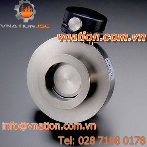 butterfly valve / manual / shut-off / flange