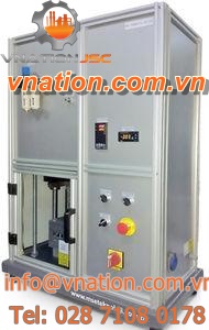 horizontal injection molding machine / hydraulic / electric / for PVC