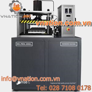 laboratory press / manually-controlled / hot