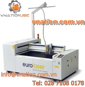 CNC cutting machine / textile / wood / CO2 laser