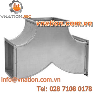 threaded fitting / T / for ducts