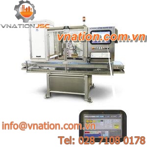CNC cutting machine / foodstuffs / ultrasonic / with conveyor
