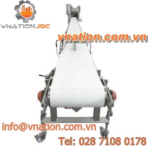 belt conveyor / for the food industry / food / horizontal