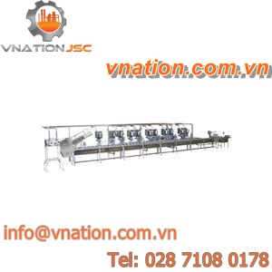 food packaging line / in-tray / semi-automatic / for the food industry