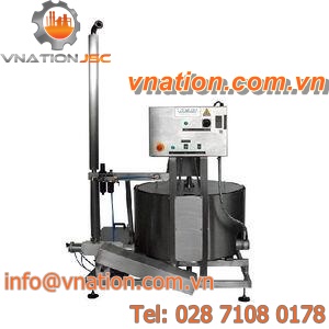 food tank / storage / stainless steel / with agitator
