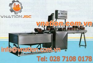 food packing machine / for food applications / with conveyor / horizontal