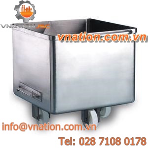 food tank / mobile / transport / stainless steel