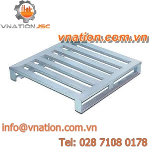 aluminum pallet / transport / for the food industry
