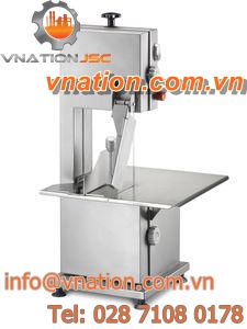 supermarket bone band saw / for collective dining / stainless steel