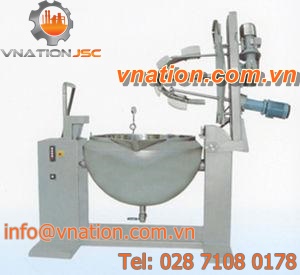 steam fryer / thermal fluid / for pre-cooked dishes