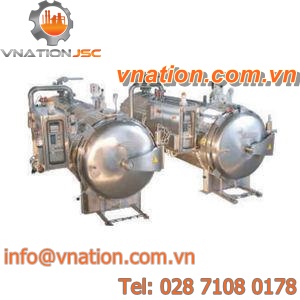 laboratory autoclave / automatic / horizontal / for the food industry