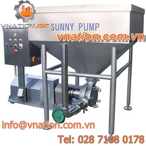 food product pump / electric / rotary vane / for the food industry