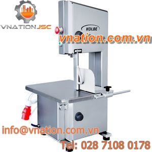 supermarket bone band saw / for the food industry / stainless steel
