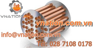 oil cooler / for compressors / water-cooled