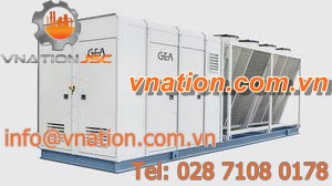 liquid chiller / air / for screw compressors / outdoor