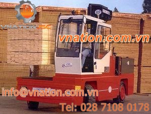 electric forklift / lateral / side-loader / exterior