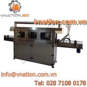 hot air shrink tunnel / for heat-shrink sleeves / for labels