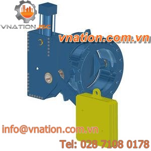 double-flange check valve / for water / for industrial applications / butterfly