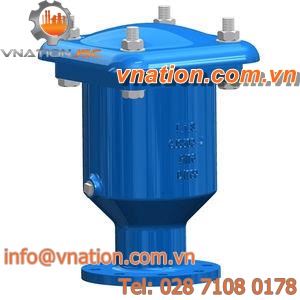 air relief valve / for water systems / flange
