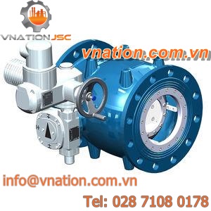 plunger valve / electrically-actuated / flow control / flange