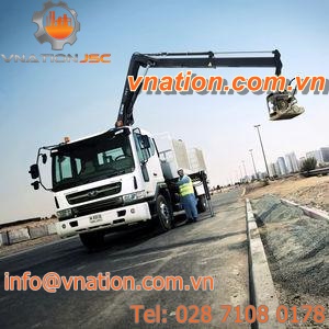 truck-mounted crane / boom / folding / construction