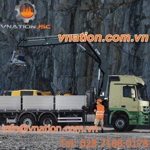 truck-mounted crane / all-terrain / loading