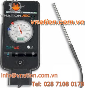 resistance temperature probe / with stainless steel tube