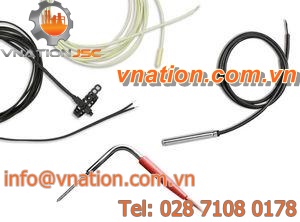 NTC temperature sensor / Pt1000 / precision / immersion
