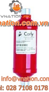 discharge silencer / air conditioning / tubular