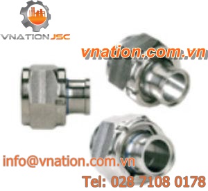 pneumatic quick coupling / with lock-nut