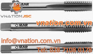 manual tap / carbide / for steel