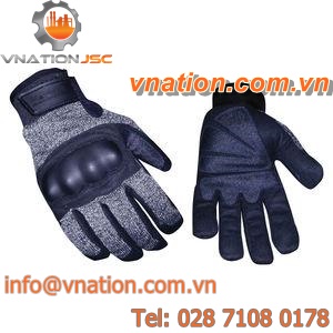work gloves / anti-cut / wear-resistant / synthetic leather