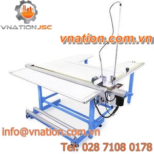 textile cutting table / for curtains / multi-material / rotary-knife