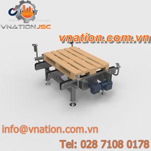 chain conveyor / for the food industry / for the pharmaceutical industry / for pallets