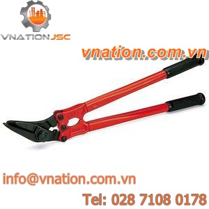 strap cutter / manual / for flat steel
