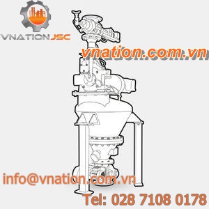 food mill / coarse powder / vertical / compact