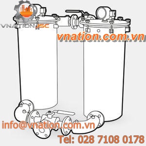 basket filter / in-line / duplex / automatic