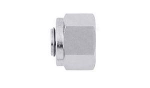 straight plug / threaded / stainless steel / for tubes