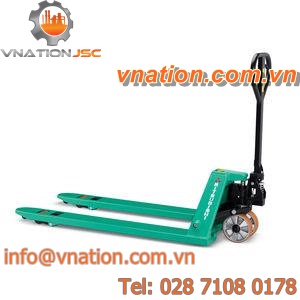 hand pallet truck / low-profile / for warehouses / multifunction