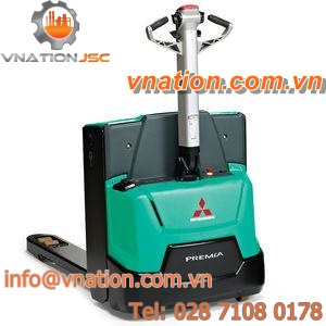 electric pallet truck / walk-behind / for warehouses / transport